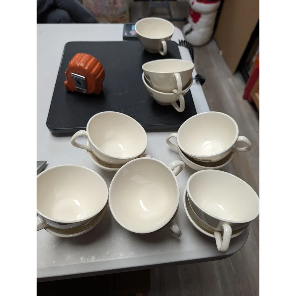 Vintage Atomic Age Mid Century Temporama Canonsburg Pottery Set 49 Pieces